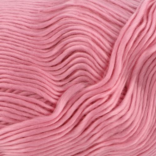 Loops & Threads Facets Yarn - Yarn for Knitting, Crochet, Weaving, and Arts & Crafts - Pink, Acrylic, 3.5 oz