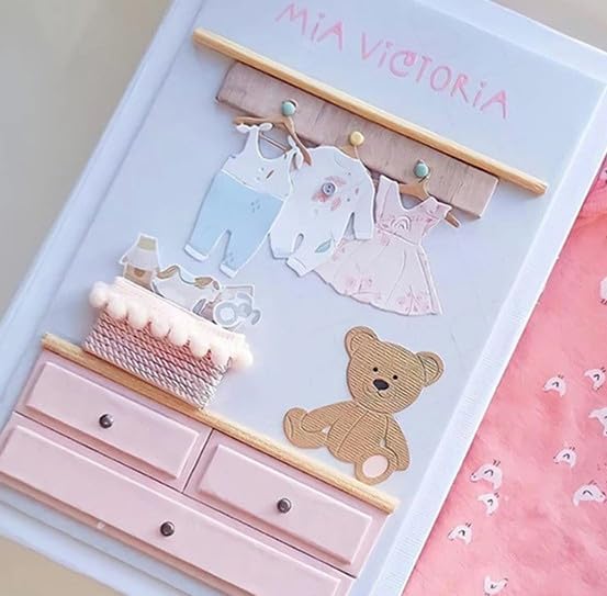 Children's Skirt Suit Metal Cutting Dies for Card Making
