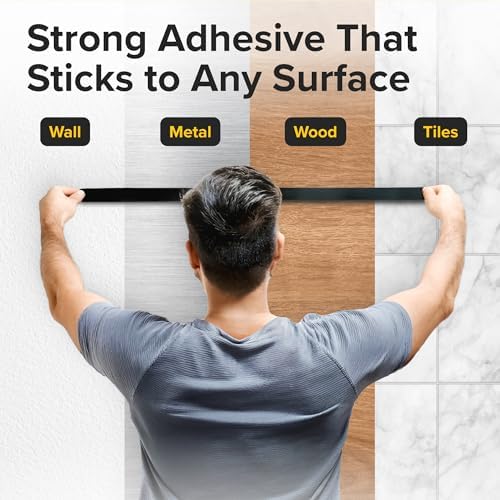 Super Sticky Magnetic Tape for DIY & Crafts, 10ft x 1in (3m x 2.5cm)