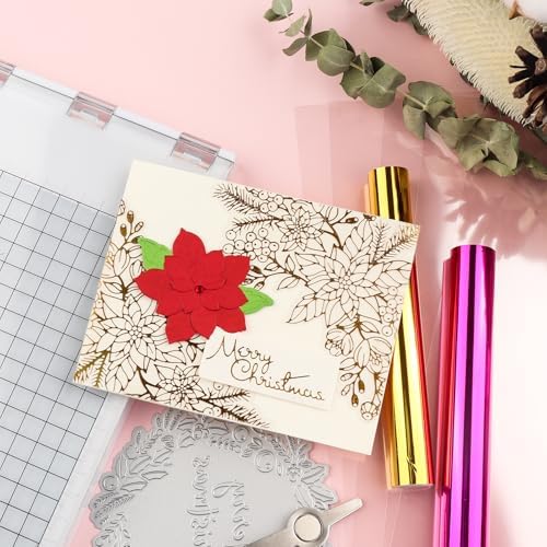 Briartw 10 Heat Resistant Clear Acetate Sheets - 8.5x11 inch for Embossing,Stamping,and Card Making | Perfect for Shaker Cards,Interactive Designs,and Scrapbook Overlays | Anti-static & Easy to Cut
