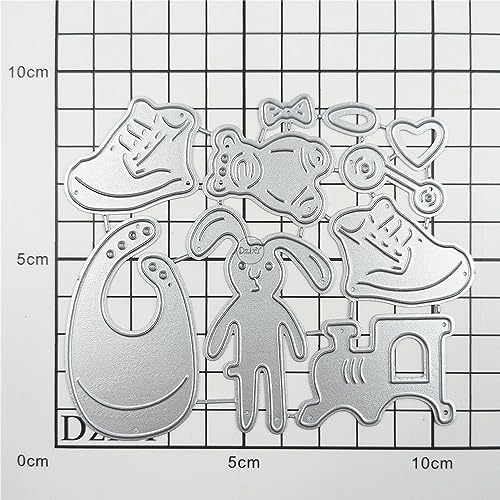 Rabbit Clothes Metal Cutting Dies for Card Making