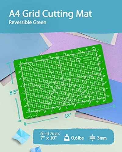G+ Self Healing Cutting Mat Small 9 x 12" for Professional Modelers; Double-Sided Cutting Board for A Great Hobbyist Supplies Cutting mat