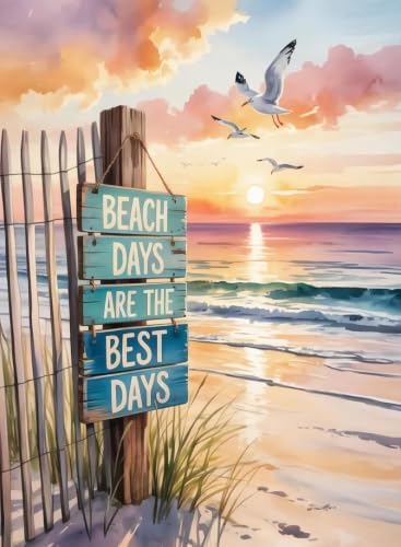 Beach scenery Diamond Art Kits for Adult Diamond Painting Kit for Beginner
