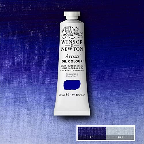 Winsor & Newton Artists' Oil Paint, 37ml Tube, Smalt (Dumont's Blue)