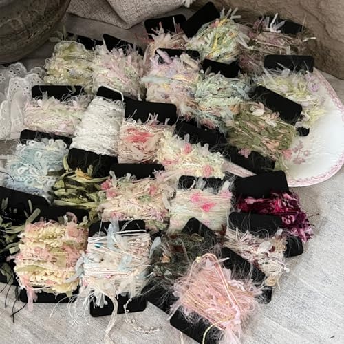 [Grab Bag] 20 Pcs /2～3 Yard Artisanal Style Fancy Yarn Original Blended