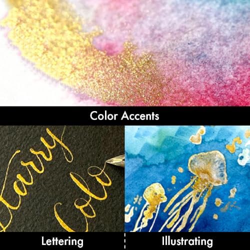 Kuretake Gansai Tambi STARRY COLORS, 6 colors set, Made in Japan