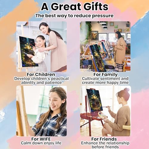 Artykapby Paint by Numbers kit for Adults Book,Paint by Numbers 16x20 inch