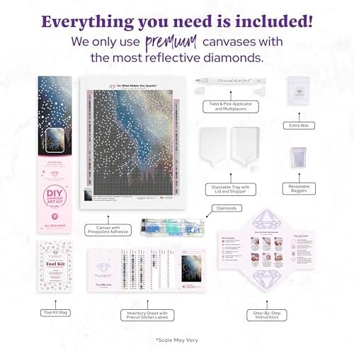 DIAMOND ART CLUB The Milky Way Diamond Art Kits for Adults