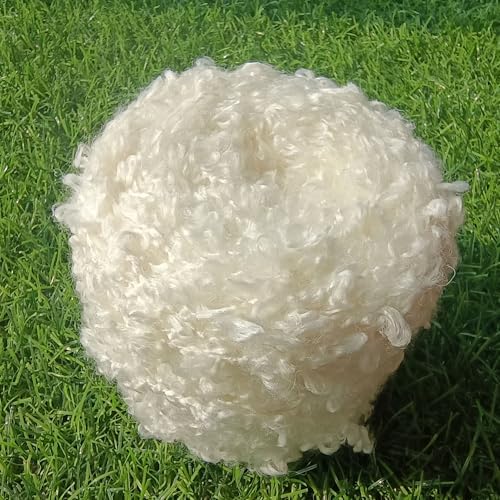 50g Soft Plush Wool Acrylic Fancy Loop Yarn for Doll Hair Making,A2
