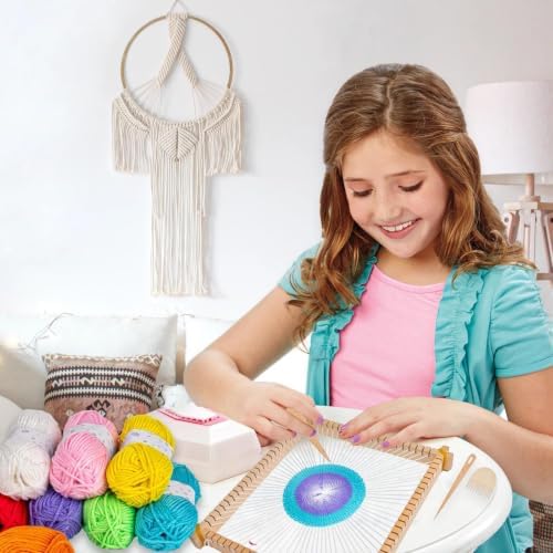 Lemonfilter 10 x 11in Large Coaster Tapestry Weaving Loom Kits for Adult