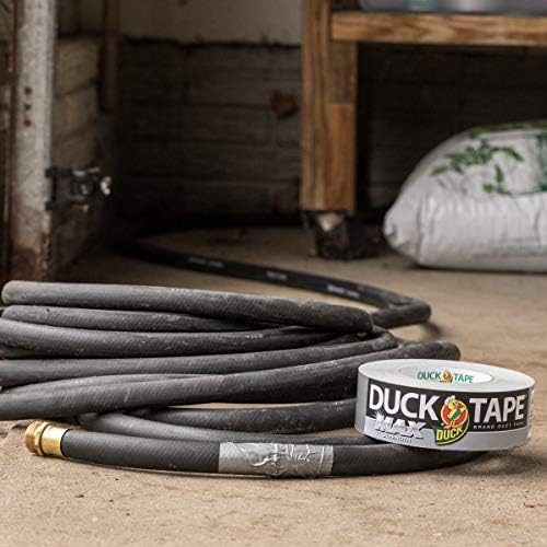 Duck Brand Max Strength Duct Tape - 2 Rolls - Heavy Duty Hold - 1.88 Inch x 45 Yards Each - Silver (240201)