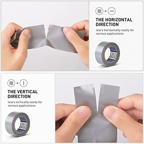 Duct Tape Heavy Duty Waterproof Silver Duct Tape for Home Repair, Bundles