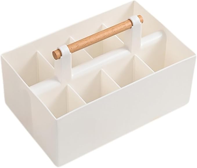 Buqoo Desk Organizer with 8 Compartments for Office Supplies