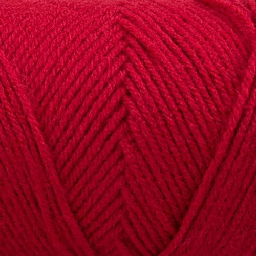 Craft County Size 4 (Medium) 100% Acrylic Fiber Yarn – Variety of Color and Pattern Options – Great for Crochet, Knitting, and Weaving (Burgundy)