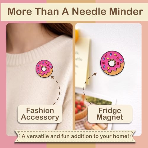Kraftex Magnetic Needle Minder. Needleminder for Embroidery & Sewing. Cute Needlepoint Accessories. Magnetic Needle Holder for Cross Stitch. Cute Magnet Pin Gift