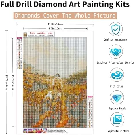 Christian Diamond Art Kit for Adult-Lost Sheep Diamond Painting Wall Decor
