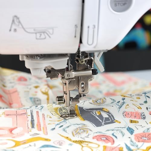 Embroidery Foot Q for Brother Sewing Machines (XD0474151) - Fits SE400, SE625, SE1900 PE800, LB6800, and More