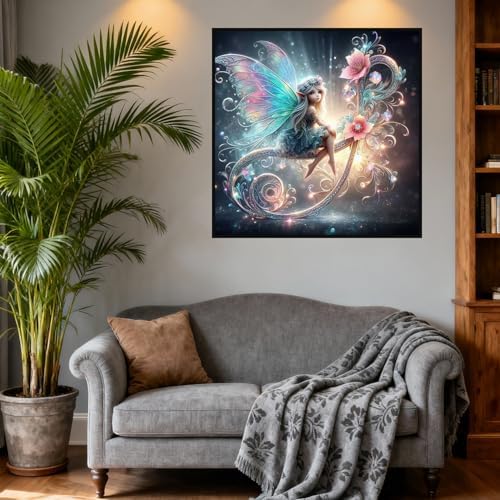 Xylogist Diamond Art Kits for Adults,Fairy Diamond Painting Kits 12X12 Inch