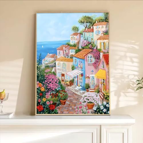 AIBOERL Paint by Numbers Kit for Adults Beginner,Landscape,12X16In