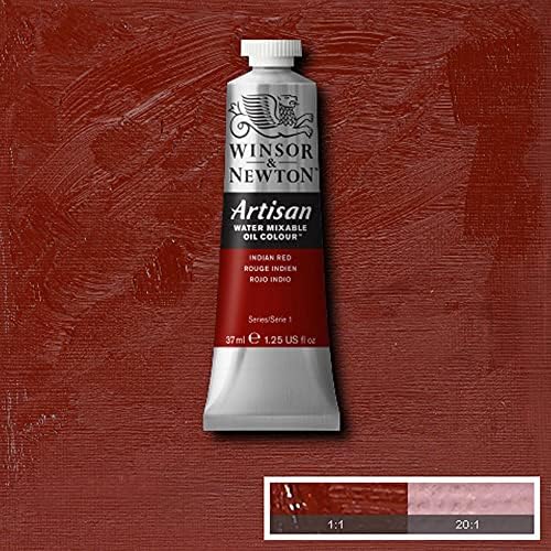 Winsor & Newton Artisan Water Mixable Oil Paint, 37ml, Indian Red