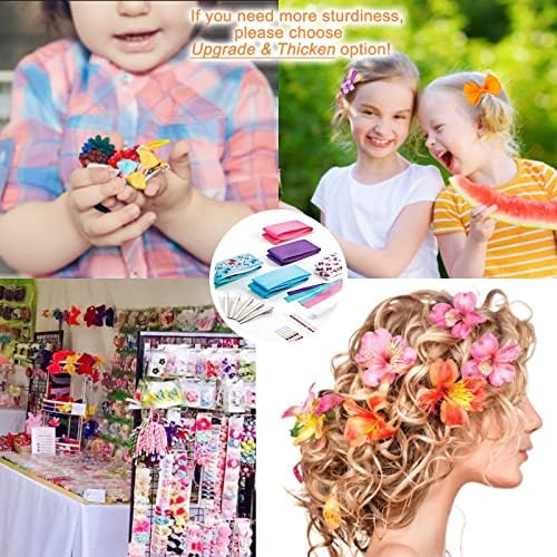 100Pcs Alligator Metal Hair Clips for Bow Making, Large Plain DIY Craft Clips Supplies (5.7cm/2.24)