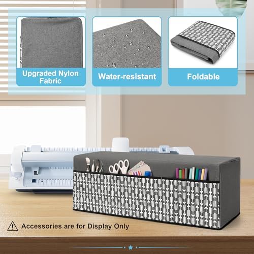 YARWO Dust Cover Compatible with Cricut Venture & Tools, 35.6" x 9.8" x 11"
