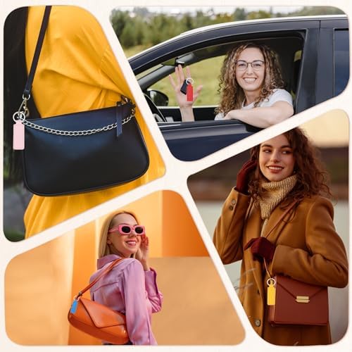 MECCANIXITY Leather Keychain Blanks Bulk Rectangle Laser Engraving Keychain Kit