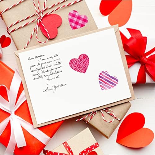 1200 PCS Heart-Shaped Sticker, 12 Designs Self-Adhesive Labels with Perforation Line in Roll, Use for Valentine's Day, Award Charts, Blood Drives, Teachers & Classrooms, Bookmarks (3/4" Each)