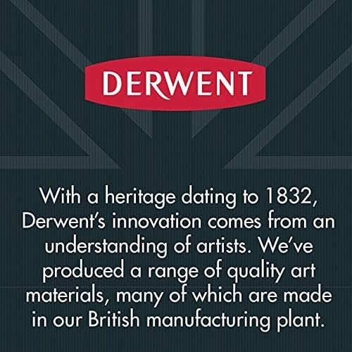 Derwent Pastel Pencils, 4mm Core, Metal Tin, 12 Count (32991)