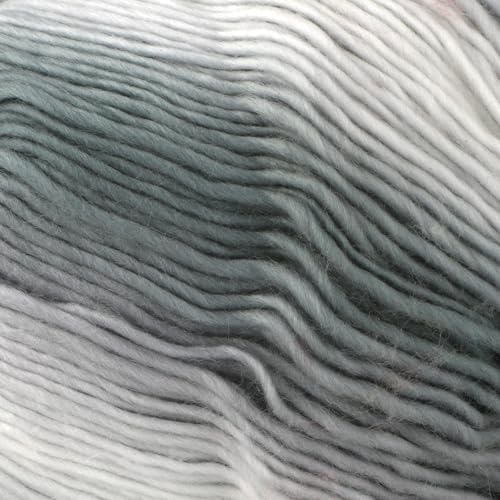 Loops & Threads Facets Yarn - Yarn for Knitting, Crochet, Weaving, and Arts & Crafts - Silver, Acrylic, 3.5 oz