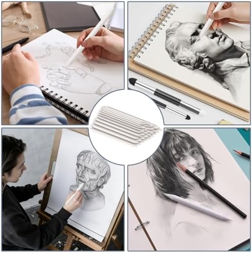 148PCS 12 Sizes Blending Stumps and Tortillion for Drawing Artist Sketch