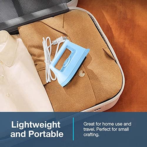 Mini Crafts Iron Handy Heat Press Machine Kit Portable with PVC Doormat for Heat Transfer, Charging Base Accessories for DIY T-Shirt Shoe Bag Vinyl Projects