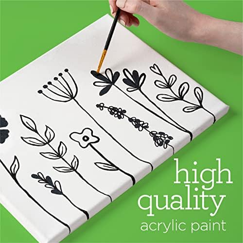 Acrylic Paint Set, Includes 2 x 16 fl oz White and Black Paint