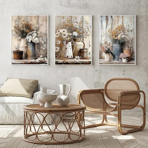 3 Pack Square Diamond Art Kits for Adults Diamond Painting Kit for Beginner