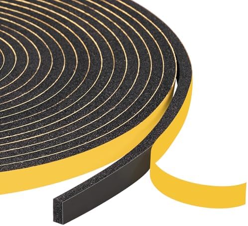 Yotache Foam Seal Tape 1/4" W X 1/8" T, 26 Ft Length