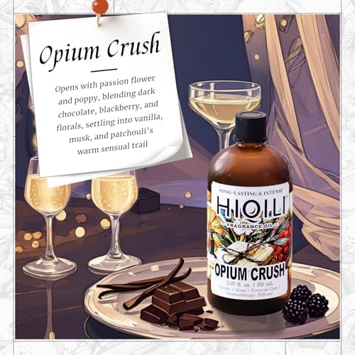 HIQILI Opium Crush Fragrance Oil for Diffuser, Aromatherapy & DIY Soap