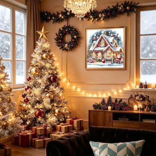 Christmas Diamond Art Kits for Adults, Diamond Art Painting Kits for Adults