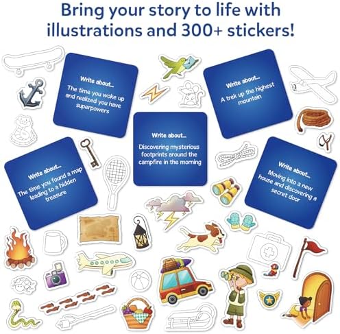 Skillmatics Storybook Art Kit – Adventures, Writing Activity, Gift for Kids
