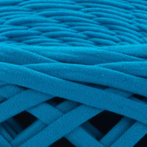 YARNART Cotton Elastic Fabric Spaghetti Premium T-Shirt Knitting Yarn for Bag Basket Cushion Crocheting Projects and Home Decor, Super Bulky (Pack of 1) (7360)
