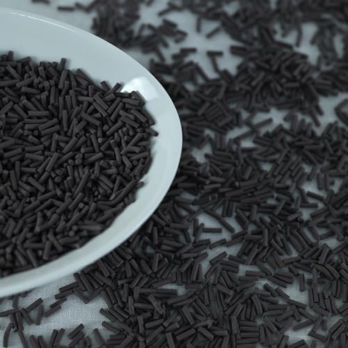 LIKETURE Fake Sprinkles 110g Non-edible Polymer Clay Sprinkles Faux Sprinkle Plastic Sprinkles for Craft Sprinkles Decoration for Resin Filler Slime Add ins Slime Mixed in Shaker Card (Chocolate)
