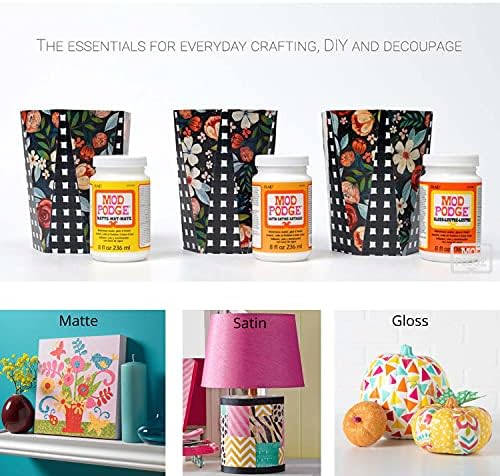 Mod Podge Gloss Sealer, Glue & Finish: All-in-One Craft Solution- Quick Dry, Easy Clean, for Wood, Paper, Fabric & More. Non-Toxic - Craft with Confidence, Made in USA, 32 oz., Pack of 1
