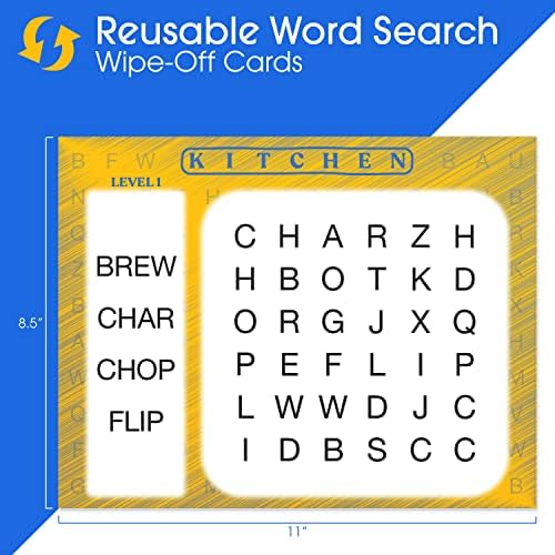 Keeping Busy Word Search 1 Dementia Activities for Seniors | Alzheimer Products for Elderly Patients | Fun Memory Game Toy & Cognitive Brain Puzzle for Senior Citizens w/Memory Loss or Alzheimers