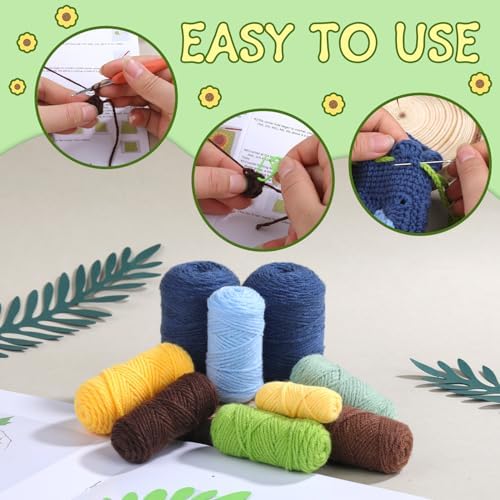 Pnytty Crochet Kit for Beginners, Crochet Starter Kit for Bag DIY Making