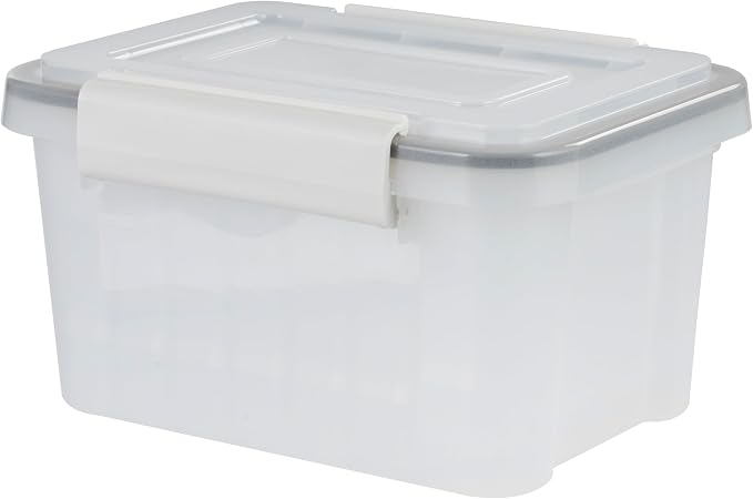 IRIS USA Photo Storage Box |Made in USA| 7 Cases - Clear
