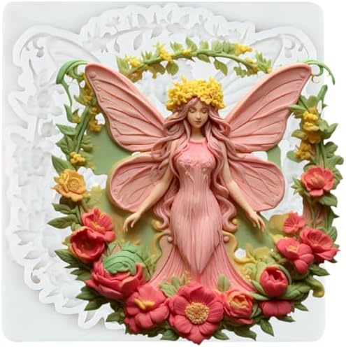 Flower Fairy Polymer Clay Molds Butterfly Fairy Silicone Mold