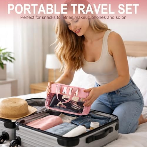 Pinkunn Hair Tool Travel Bag Tools Large Travel Case, Nude Pink
