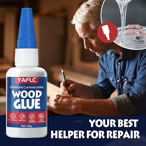 Wood Glue, Liquid Super Glue for Wood 40g