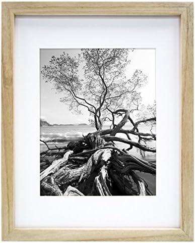 MCS Gallery Wooden Frame, 9x12 Matted to 6x8, Natural