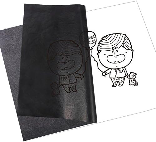 selizo 100 Sheets Black Carbon Transfer Tracing Paper for Wood, Paper, Canvas and Other Art Surfaces (9 x 13 Inches) (Pack of 2)