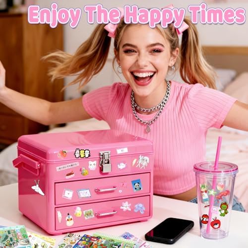 50 Sheets Japanese Sticker Book Manga 1200+ Scrapbook Stickers Kawaii Korean Decor Stickers Junk Journal Supplies for Journaling Scrapbooking Cute Decor Sticker for Kids Adult DIY Cosmtic Books-B